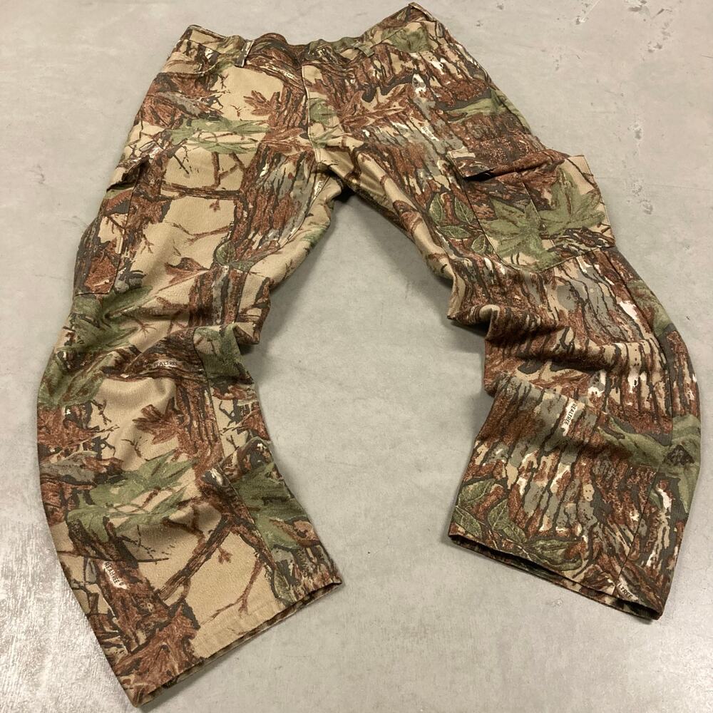 vintage y2k cabelas realtree camo cargo pants 32x31